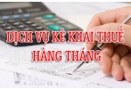 Dich Vụ Khai Báo Thuế Hàng Tháng